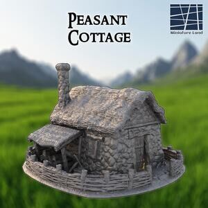 Peasant Cottage D&D Tabletop Terrain 28mm